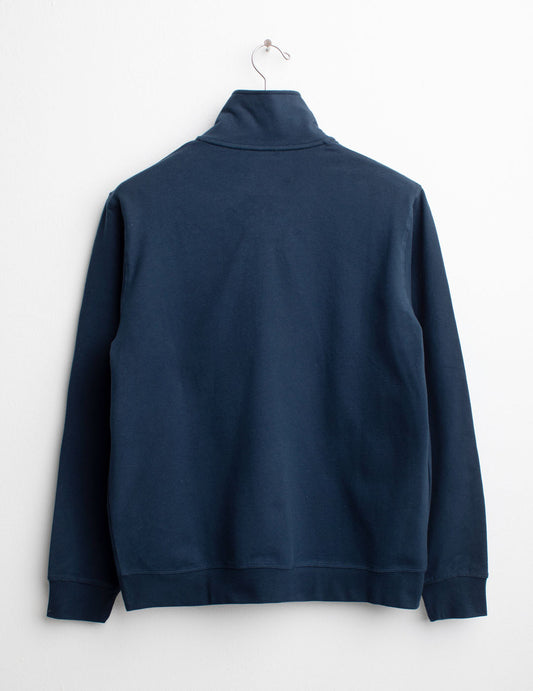 ALT03Full Zip Sweatshirt Stand-Up Collar man blue fm25s06fz cc-a0601 Full Zip Sweatshirt Stand-Up Collar