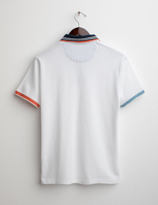 ALT03Piquet Short Sleeve Polo man white fm25s06qu cc-a0001 Piquet Short Sleeve Polo