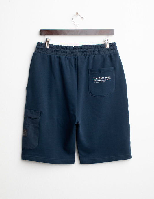 ALT03Plush Shorts with Technical Details man blue fm25s04ef cc-a0601 Plush Shorts with Technical Details