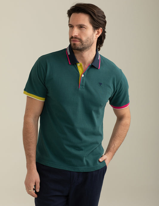 Polo a Manica Corta in Piquet uomo celtic fm25s06qu cc-a0817 Polo a Manica Corta in Piquet
