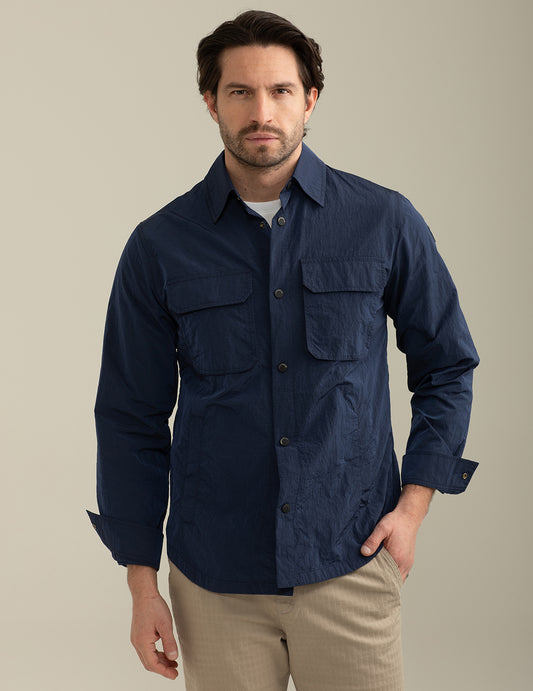 ALT03Overshirt in Nylon uomo blue fm25s04ku cc-a0601 Overshirt in Nylon