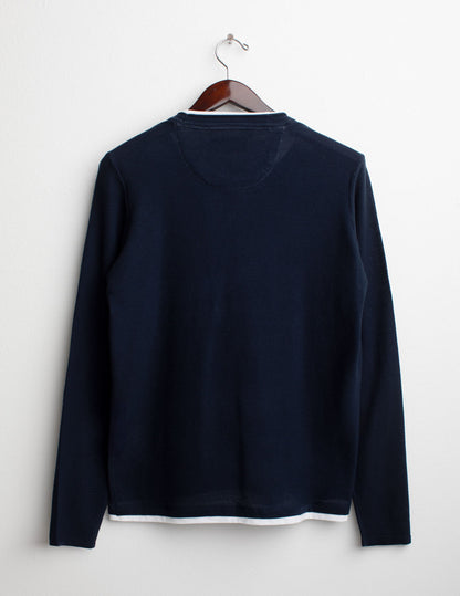 Maglia Girocollo a Maniche Lunghe