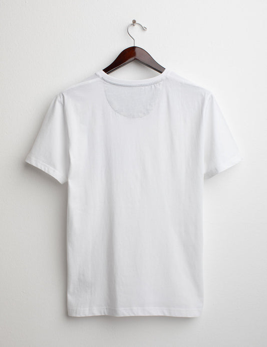 ALT03Short Sleeve Crew-Neck T-shirt man white fm25s15tg cc-a0001 Short Sleeve Crew-Neck T-shirt