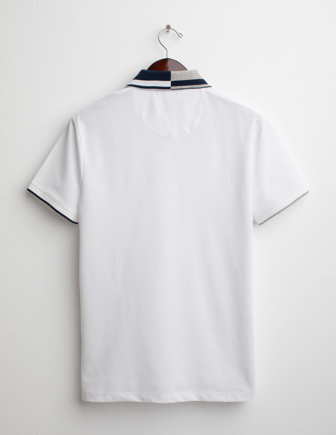 Polo a Manica Corta in Piquet Stretch uomo white fm25s14qu cc-a0001 Polo a Manica Corta in Piquet Stretch