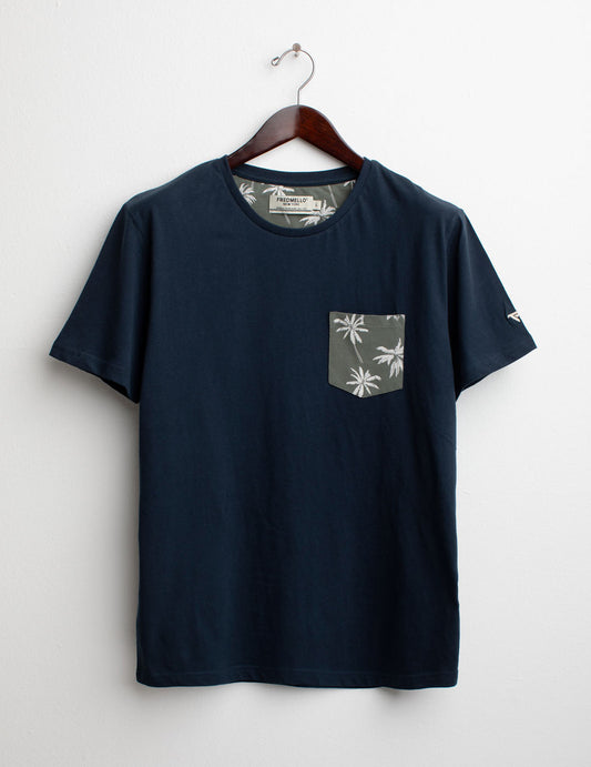 Short Sleeve Crew-Neck T-shirt man blue fm25s15tg cc-a0601 Short Sleeve Crew-Neck T-shirt