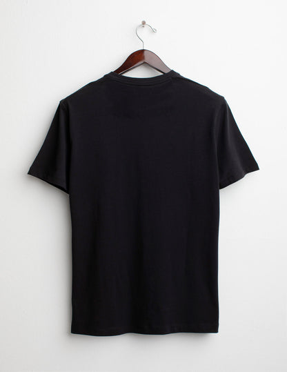 T-shirt serafino girocollo a manica corta