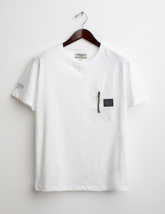 Short Sleeve Crew-Neck T-shirt man white fm25s06tg cc-a0001 Short Sleeve Crew-Neck T-shirt