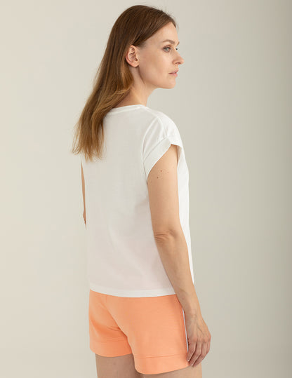T-shirt Girocollo a Manica Corta