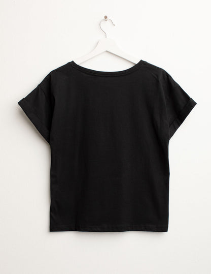 T-shirt Girocollo a Manica Corta