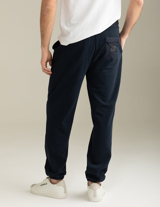 ALT03Pantalone in Felpa con Dettagli Tecnici uomo blue fm25s05pf cc-a0601 Pantalone in Felpa con Dettagli Tecnici