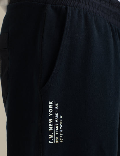 Pantalone in Felpa con Dettagli Tecnici