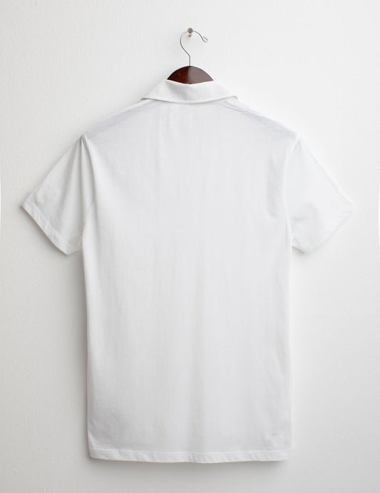 ALT03Short Sleeve Polo man white fm25s05qu cc-a0001 Short Sleeve Polo