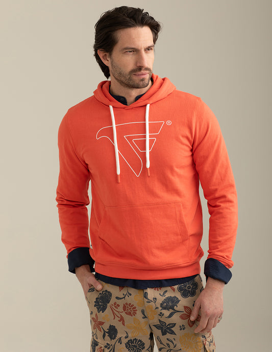 Hoodie man orange fm25s17fc cc-a0201 Hoodie