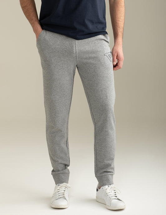 Pantalone in Felpa uomo gray melange fm25s32pf cc-a0901 Pantalone in Felpa