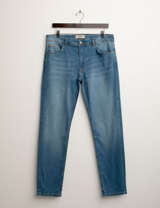 Pantalone in Denim Elasticizzato uomo light blue fm25s37pd cc-a1001 Pantalone in Denim Elasticizzato