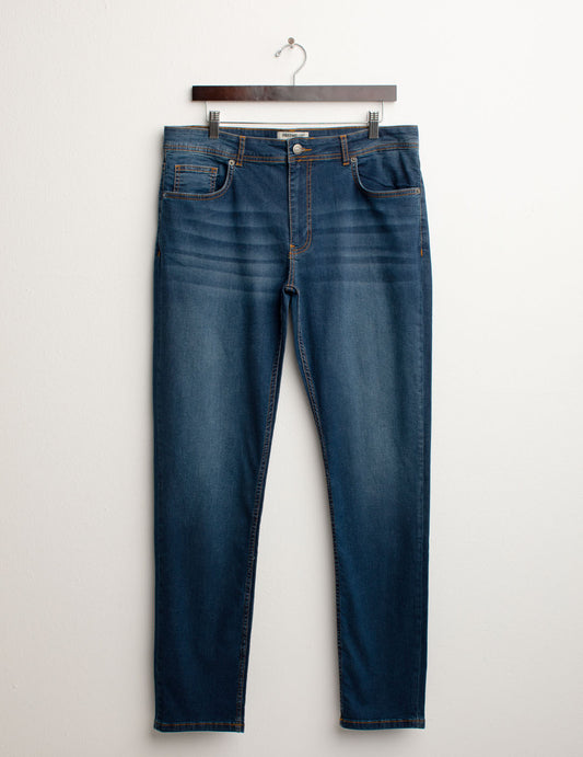 Pantalone in Denim Elasticizzato uomo middle blue fm25s37pd cc-a1101 Pantalone in Denim Elasticizzato