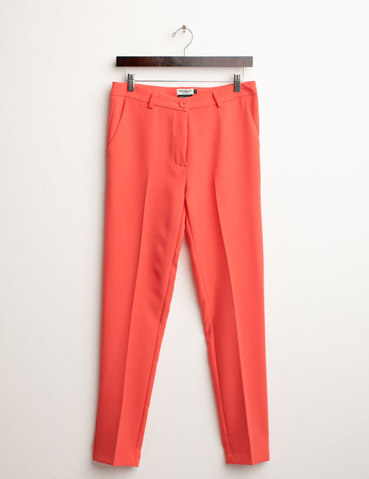 Pantalone a Sigaretta in Tessuto Bi-Stretch donna peach fw25s33pu cc-a0206 Pantalone a Sigaretta in Tessuto Bi-Stretch