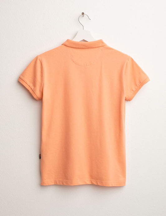 ALT03Polo in Piquet Stretch donna peach fw25s01qu cc-a0206 Polo in Piquet Stretch