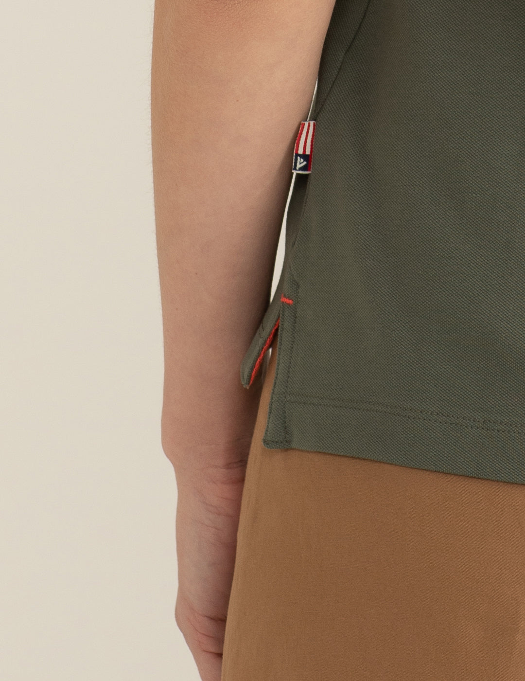 Polo Smanicata in Piquet Stretch donna sage fw25s02qu cc-a0811 Polo Smanicata in Piquet Stretch