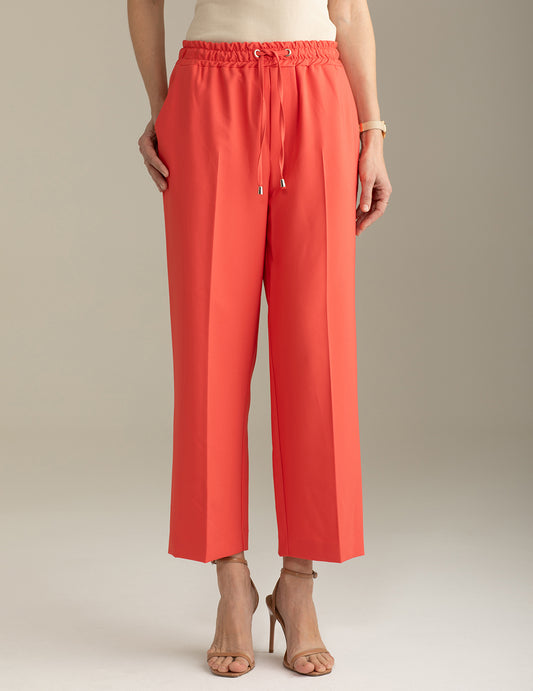 Pantalone Fantasia in Tessuto Bi-Stretch donna peach fw25s34pu cc-a0206 Pantalone Fantasia in Tessuto Bi-Stretch
