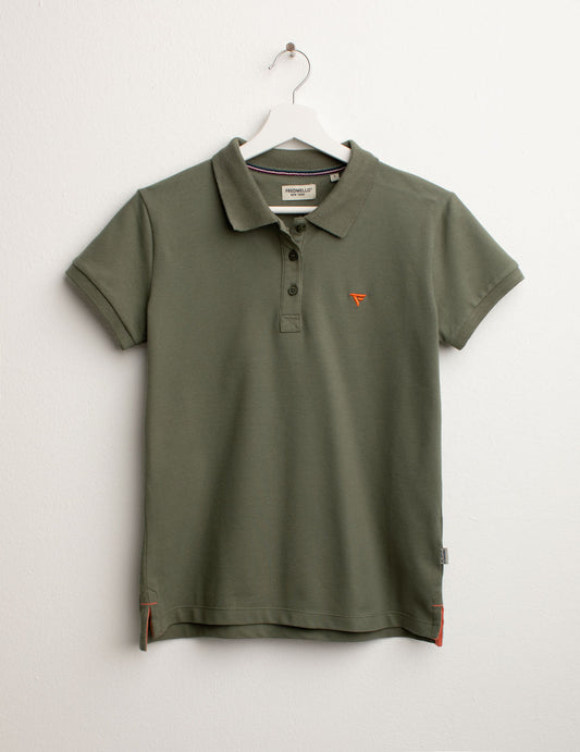 Polo in Piquet Stretch donna sage fw25s01qu cc-a0811 Polo in Piquet Stretch