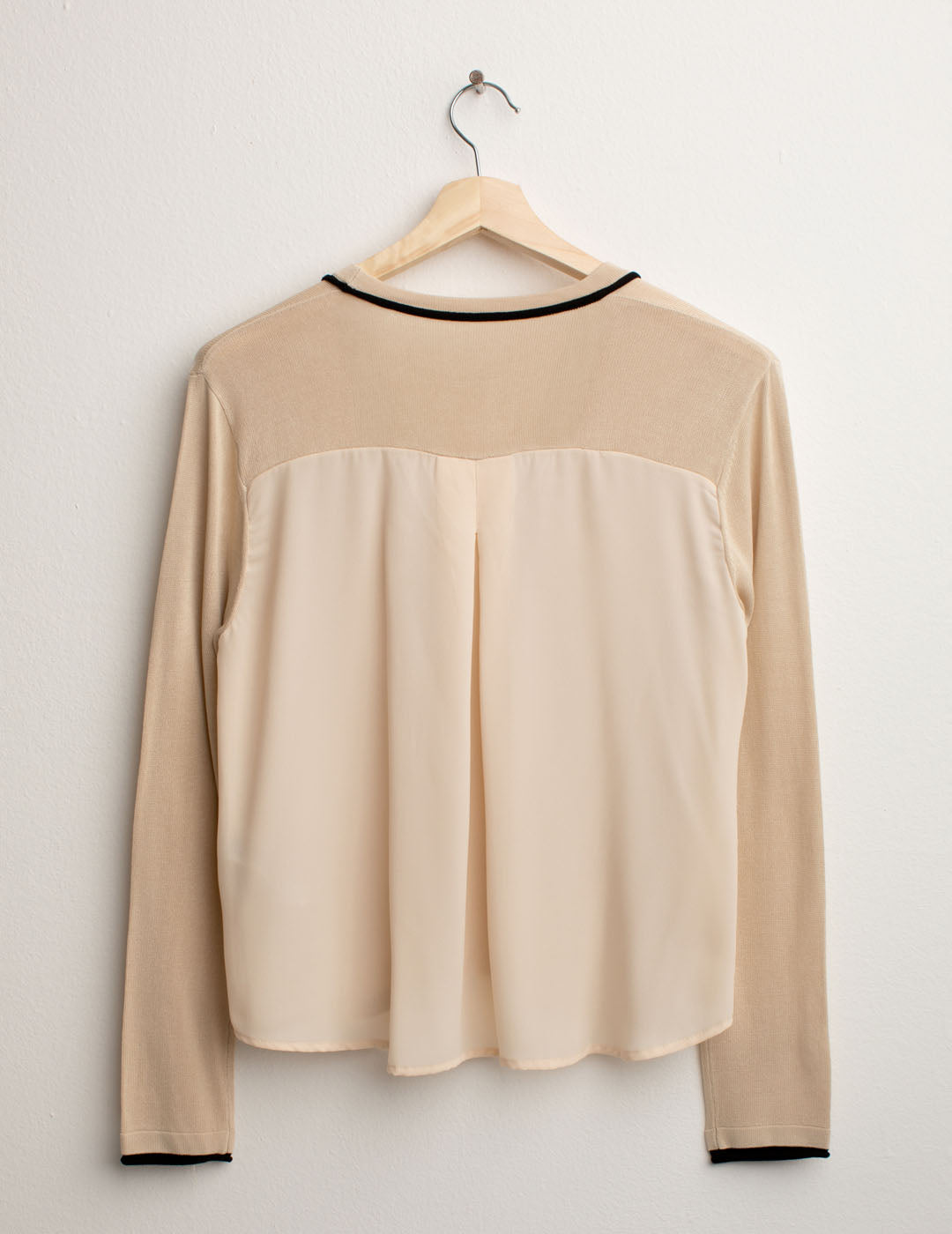 Cardigan Scollo V a Manica Lunga donna desert fw25s24mk cc-a0105 Cardigan Scollo V a Manica Lunga