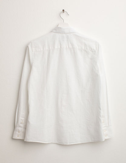 Camicia Manica Lunga in Misto Lino