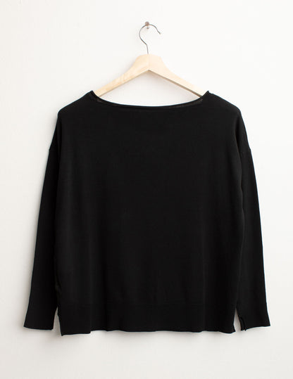 Maglia Girocollo Ampio Manica Lunga