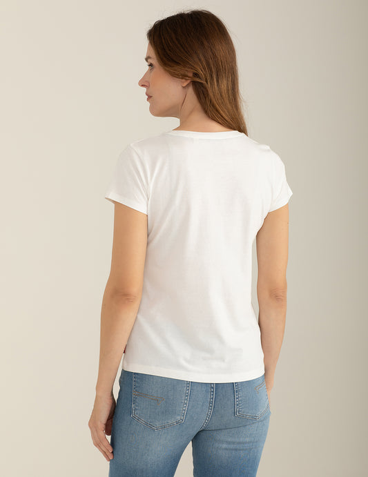 ALT03T-shirt Girocollo in Jersey donna off white fw25s01tg cc-a0002 T-shirt Girocollo in Jersey
