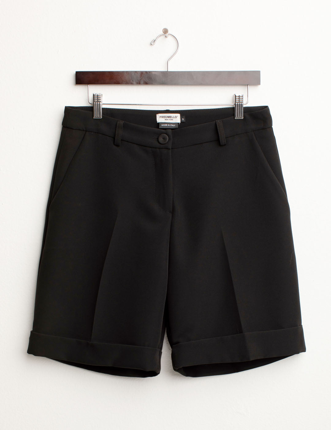 Bermuda in Tessuto Bi-Stretch donna black fw25s31eu cc-a0951 Bermuda in Tessuto Bi-Stretch