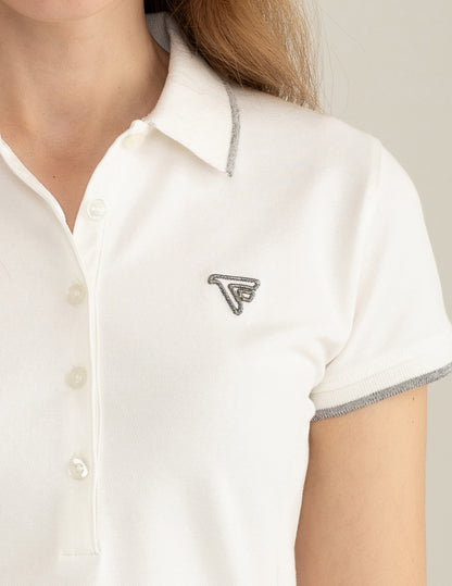 Polo Mezza Manica in Piquet Stretch