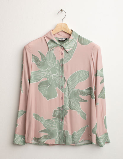 Camicia in Popeline di Viscosa