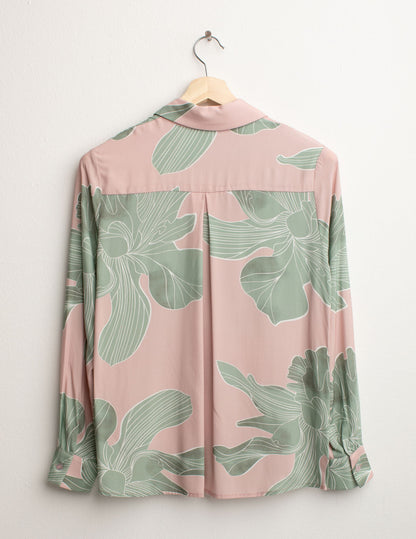 Camicia in Popeline di Viscosa