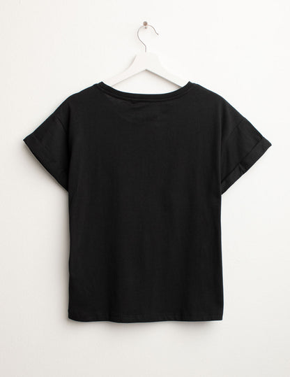 T-shirt Girocollo in Jersey