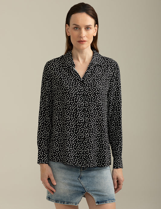 Viscose Poplin Shirt woman black fw25s36cs cc-a0951 Viscose Poplin Shirt