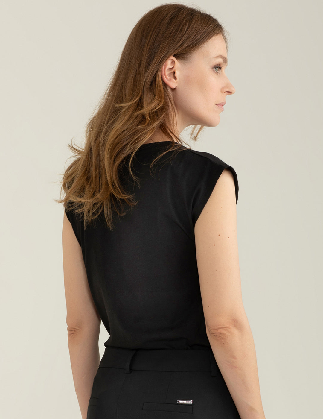 T-shirt Girocollo Ampio a Manica Corta donna black fw25s25tg cc-a0951 T-shirt Girocollo Ampio a Manica Corta