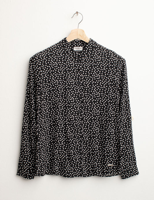 Viscose Poplin Core Neck Shirt woman black fw25s32cs cc-a0951 Viscose Poplin Core Neck Shirt
