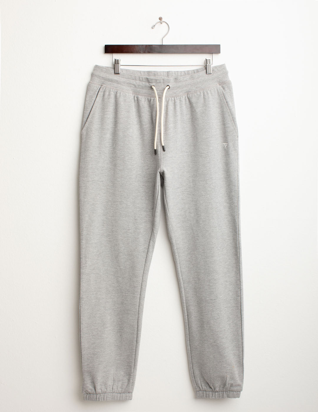 Pantalone in Felpa con Elastico al Fondo uomo gray melange fm25w01pf cc-a0901 Pantalone in Felpa con Elastico al Fondo