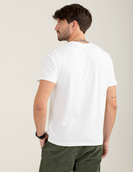 T-shirt con logo ricamato - back - 002