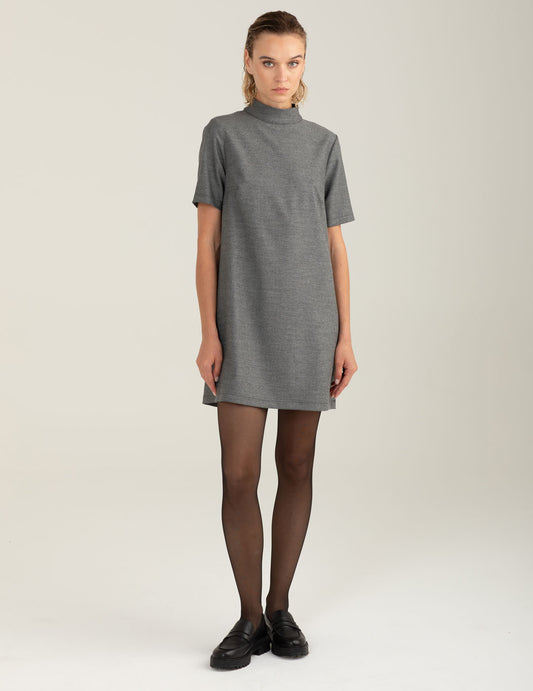 Abito in fantasia tintofilo donna dark gray fw25w10at cc-a0903