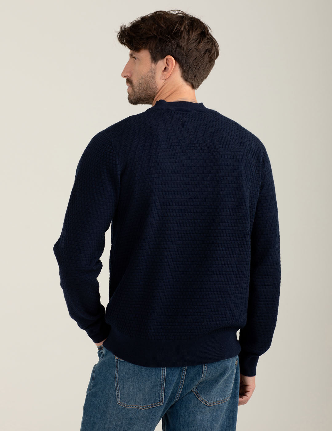 Maglia girocollo uomo blue fm25w44mg cc-a0601 Maglia girocollo