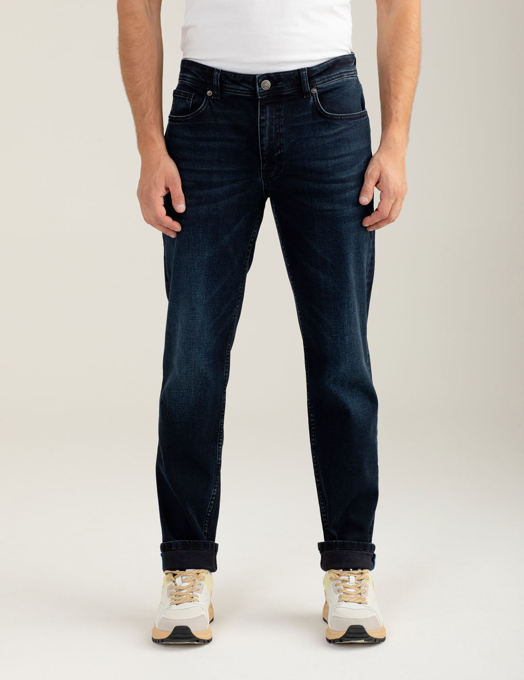 Jeans slim fit “Mr. Bryan” uomo dark blue fm25w20pd cc-a1201 Jeans slim fit “Mr. Bryan”