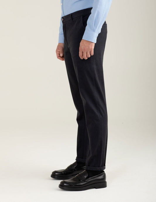 Slim fit “Mr. Bryan” chino trousers - back - 002