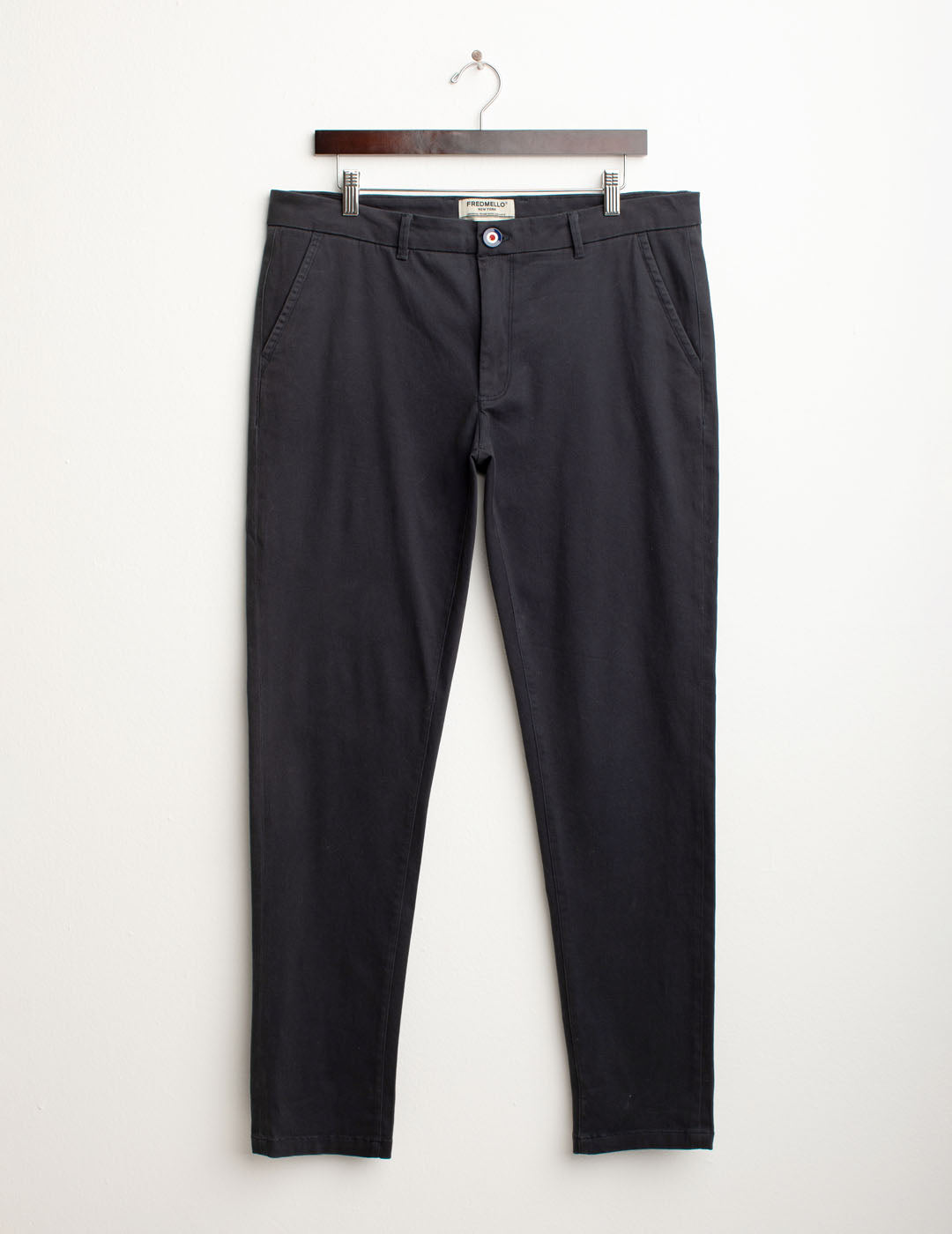 Slim fit “Mr. Bryan” chino trousers man blue fmraymond cc-a0601 Slim fit “Mr. Bryan” chino trousers