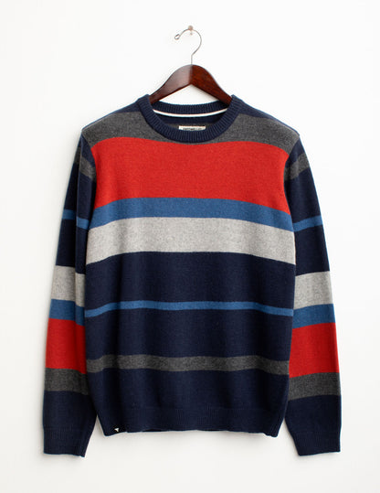 Dolcevita a righe in lambswool
