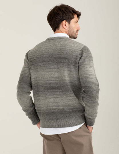 Shaded patterned sweater
