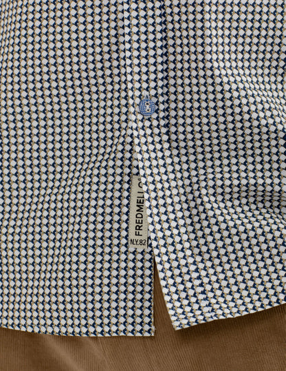 Camicia fantasia in popeline stampato