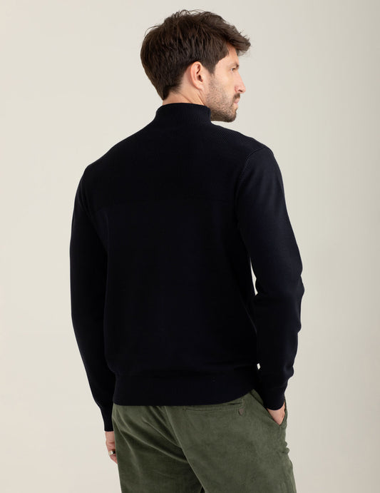 Turtleneck sweater - back - 002