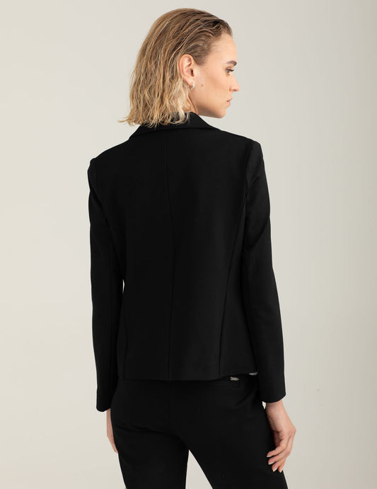 Single-breasted blazer - back - 002