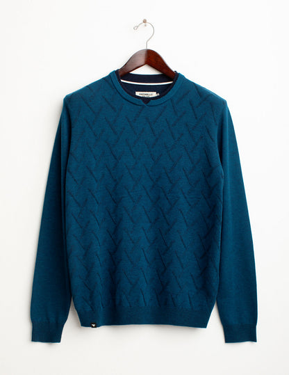 Maglia vanisé girocollo